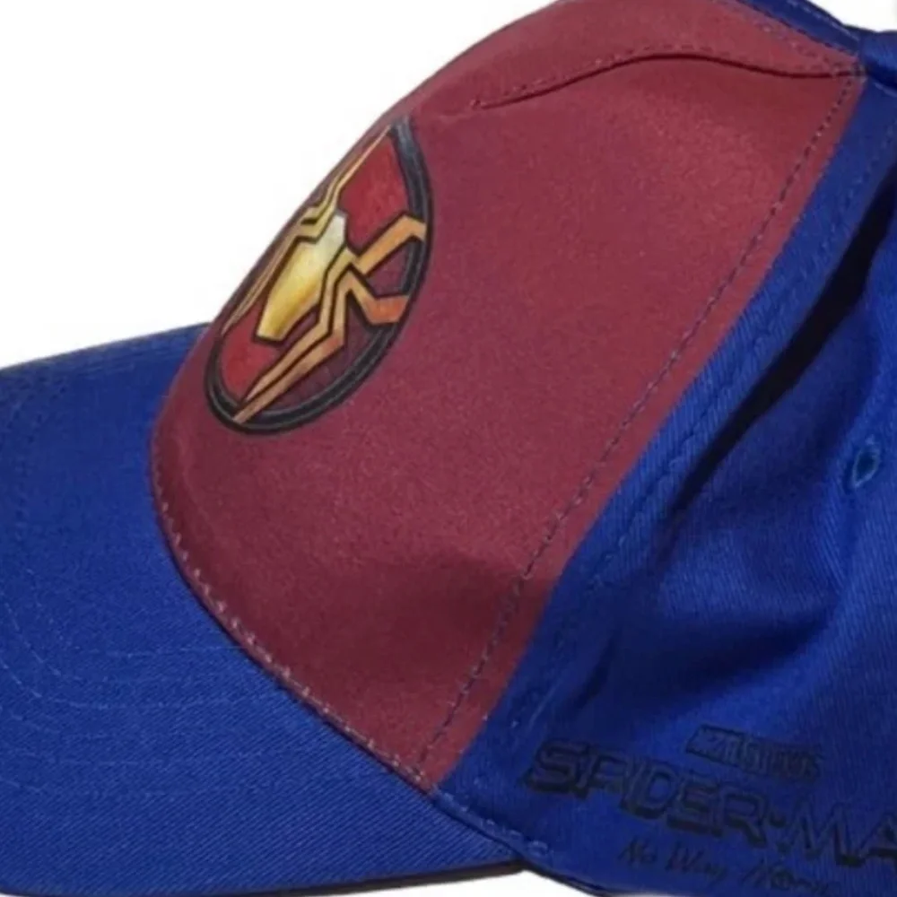 Marvel Spider-Man Hat Cap Snap Back Red Blue No Way Home Movie Youth Comics Hero